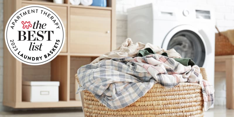 Matching laundry basket and bin store